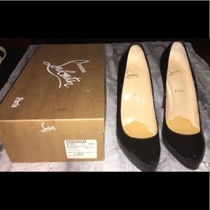 Christian louboutin  41 black patent leather